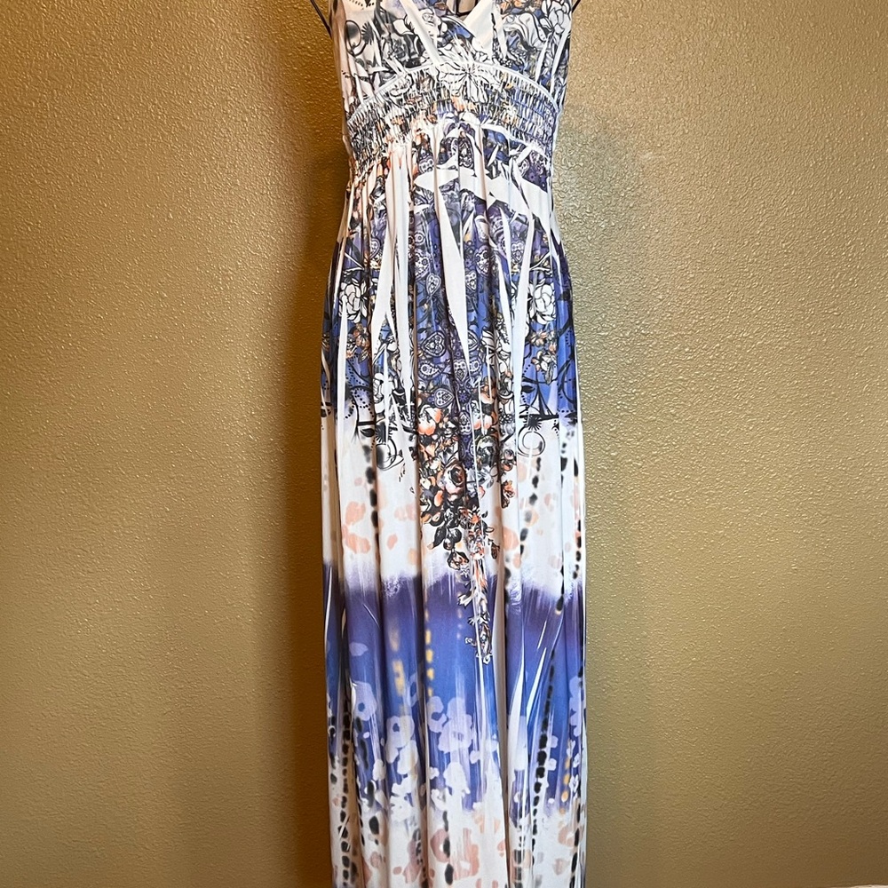 👗Sleeveless Boho Maxi Dress | Sz L / F